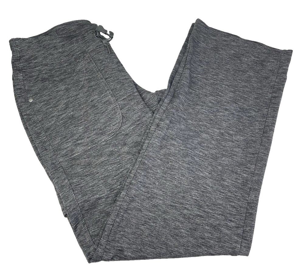 Kuhl Heathered Charcoal Gray Mova Cargo Wide Leg Pants Women's Size 8x34